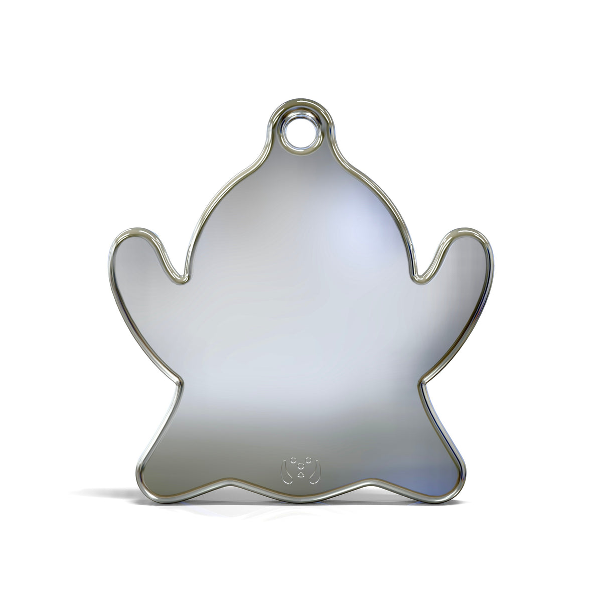 Emoji Silly Ghost ID Tag