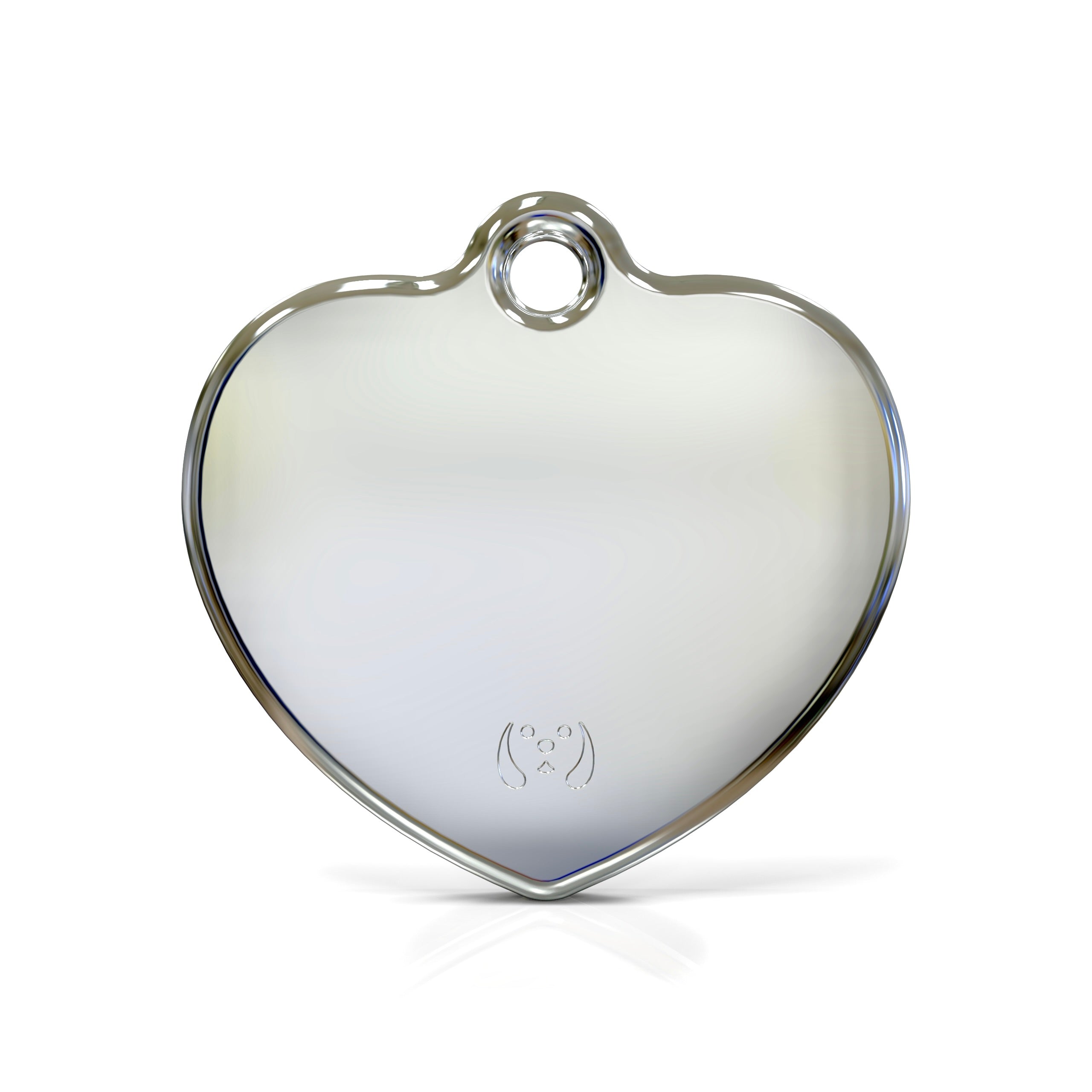 Pride Heart Rainbow ID Tag