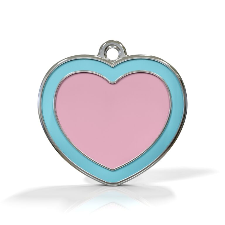 Heart Bubblepop ID Tag