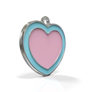 Heart Bubblepop ID Tag