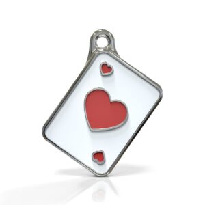 Vegas Hearts ID Tag