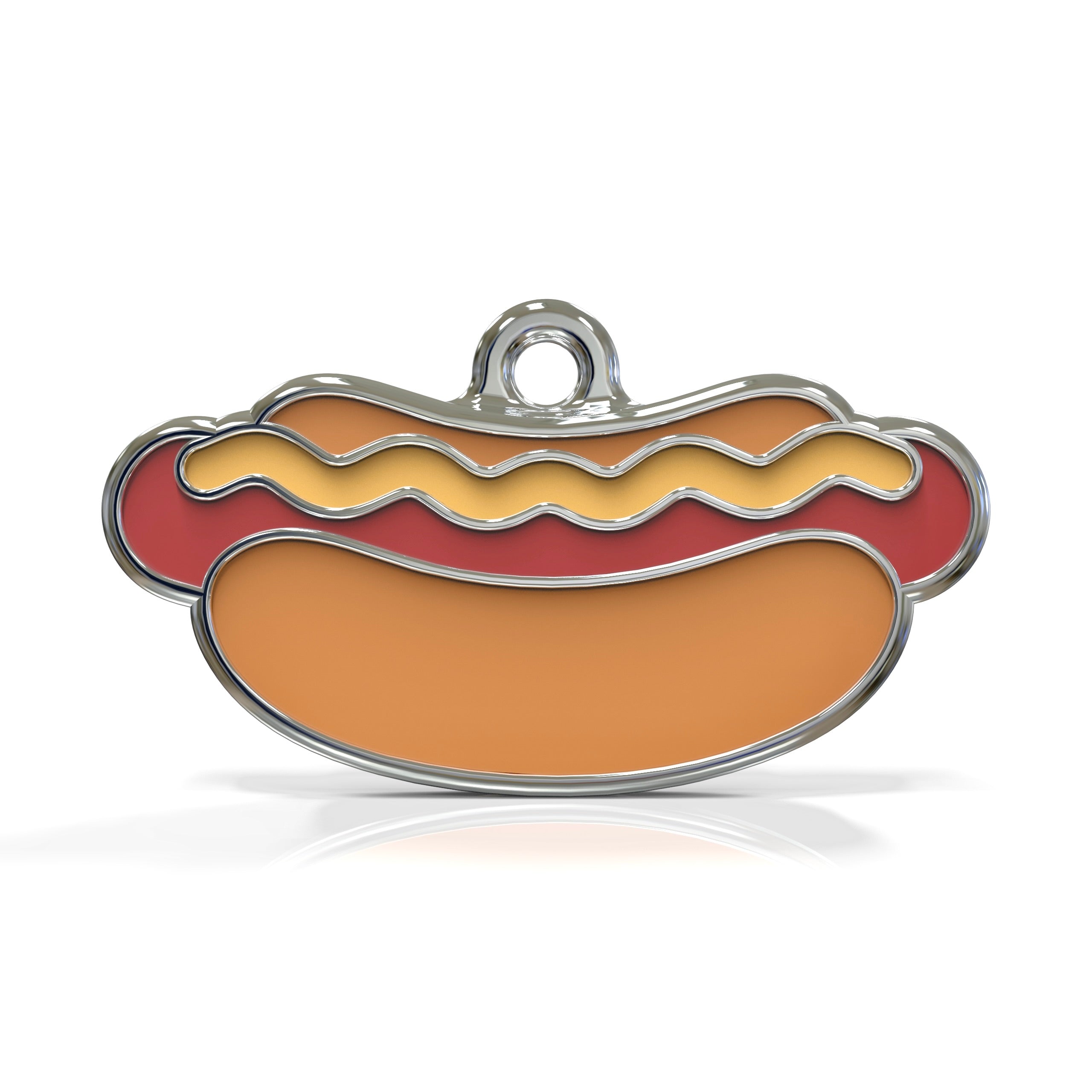 Hot Dog ID Tag