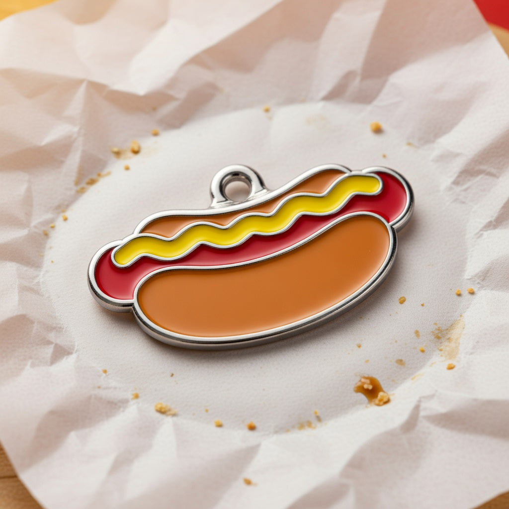 Hot Dog ID Tag