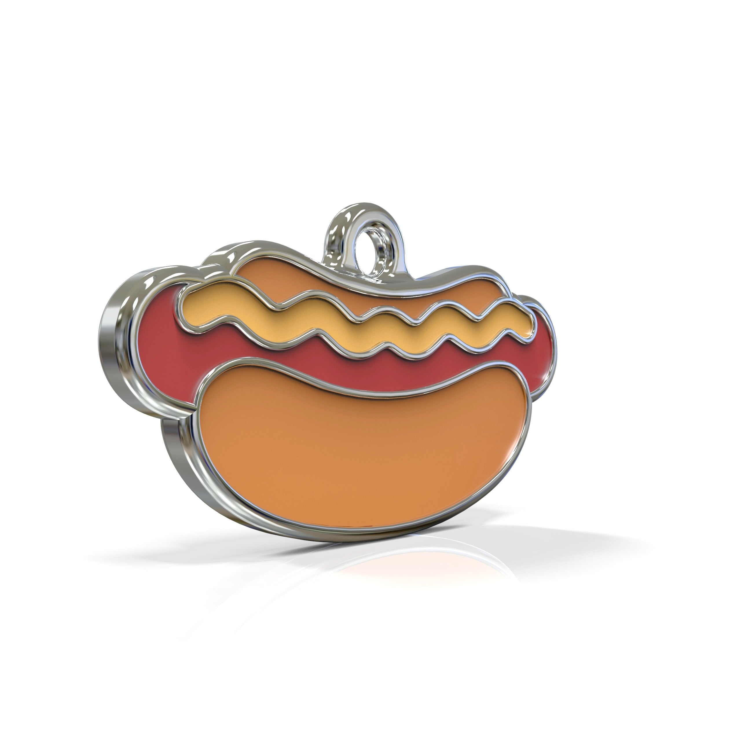 Hot Dog ID Tag