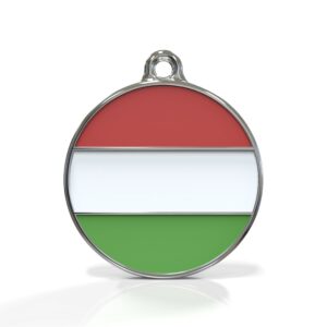 Flag Hungary ID Tag