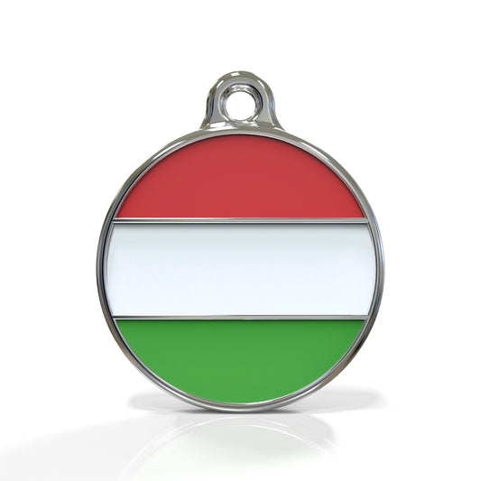 Flag Hungary ID Tag