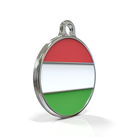 Flag Hungary ID Tag