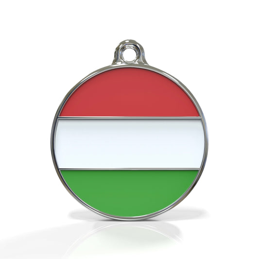 Flag Hungary ID Tag Medium