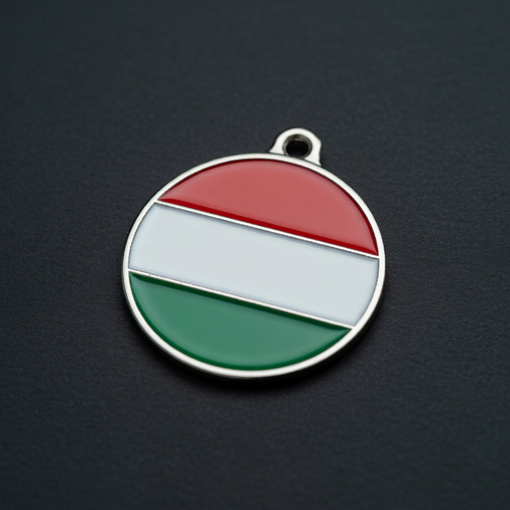 Flag Hungary ID Tag Medium