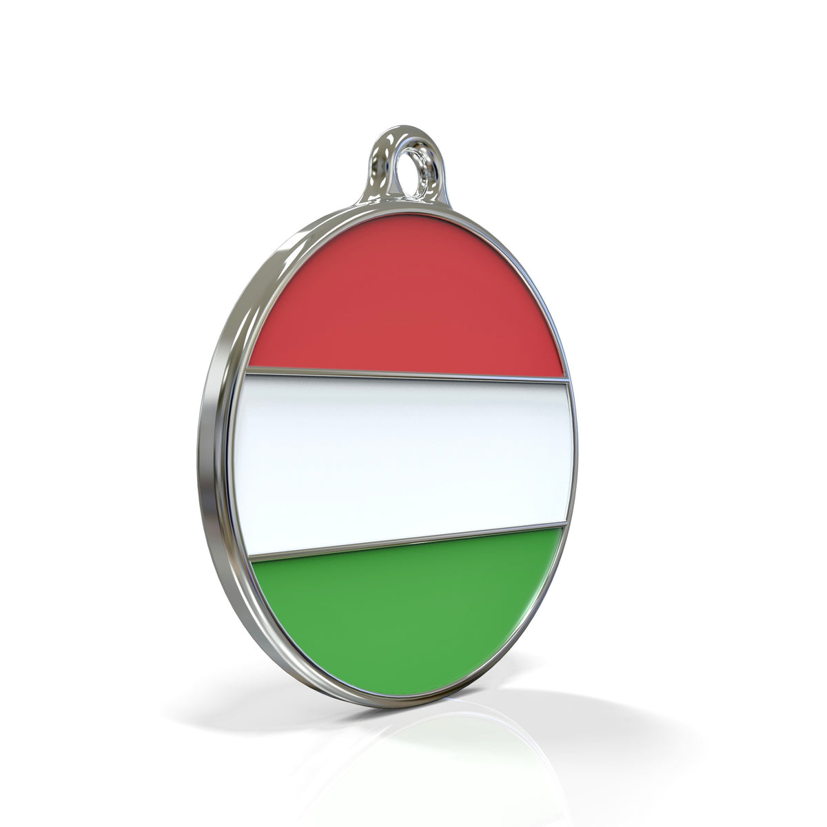 Flag Hungary ID Tag Medium