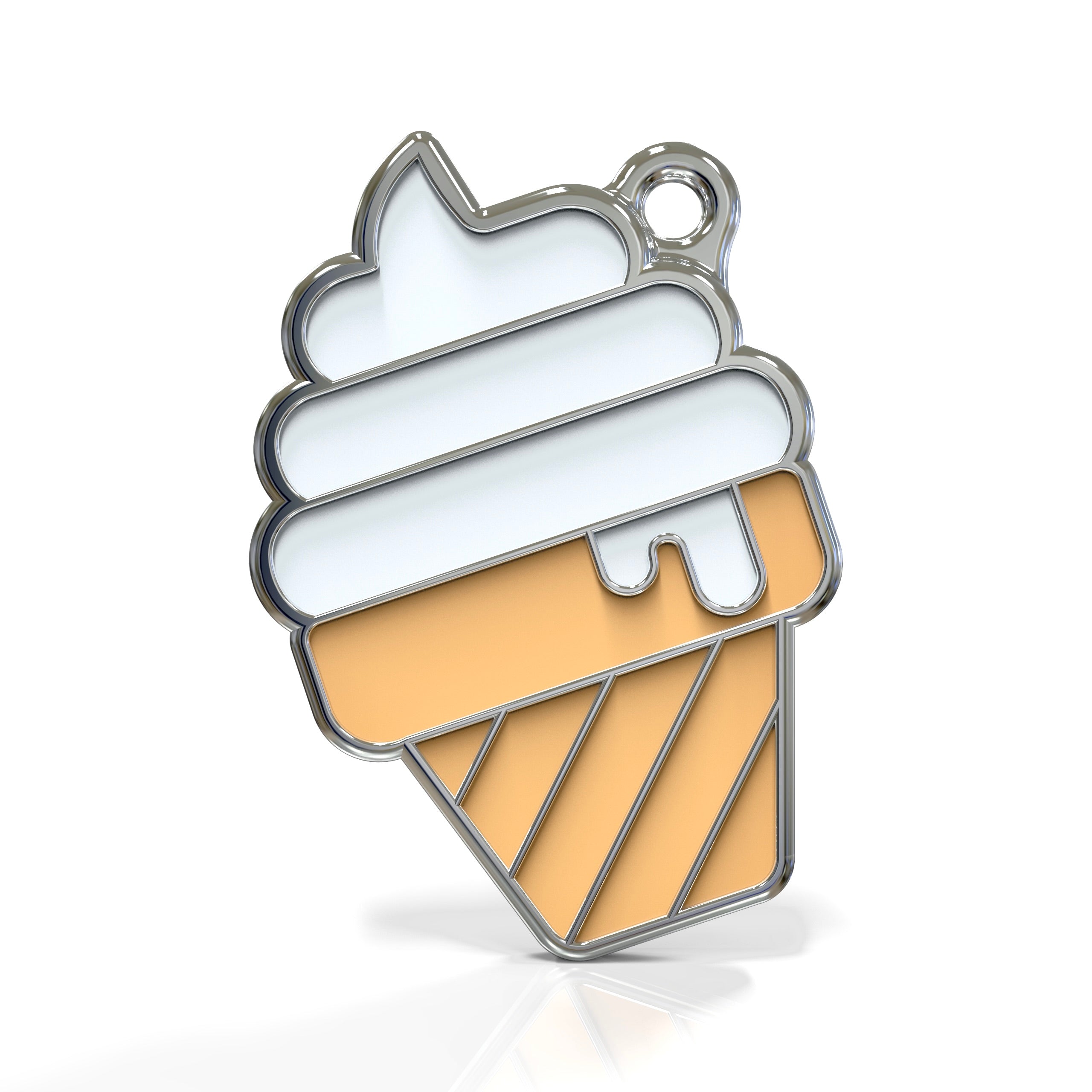 Vanilla Ice Cream ID Tag
