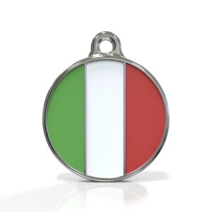 Flag Italy ID Tag