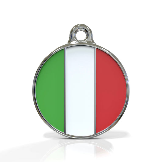 Flag Italy ID Tag