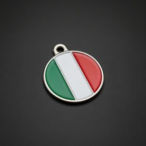 Flag Italy ID Tag