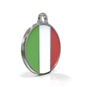 Flag Italy ID Tag