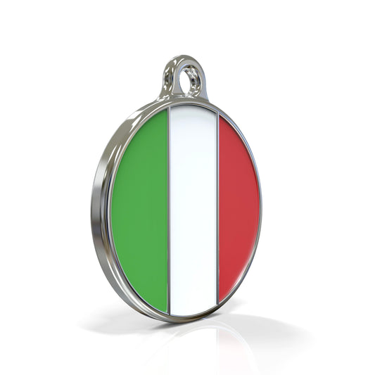 Flag Italy ID Tag