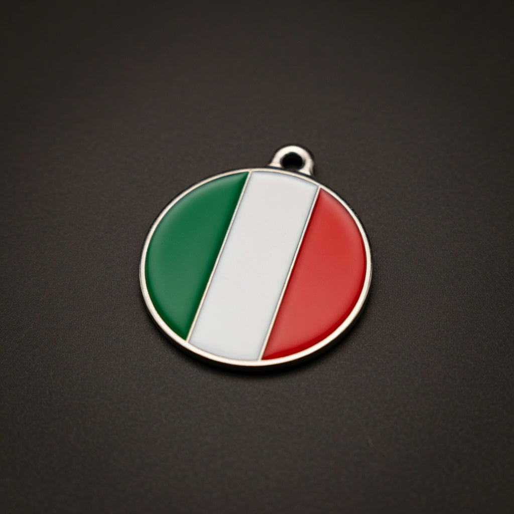 Flag Italy ID Tag Medium