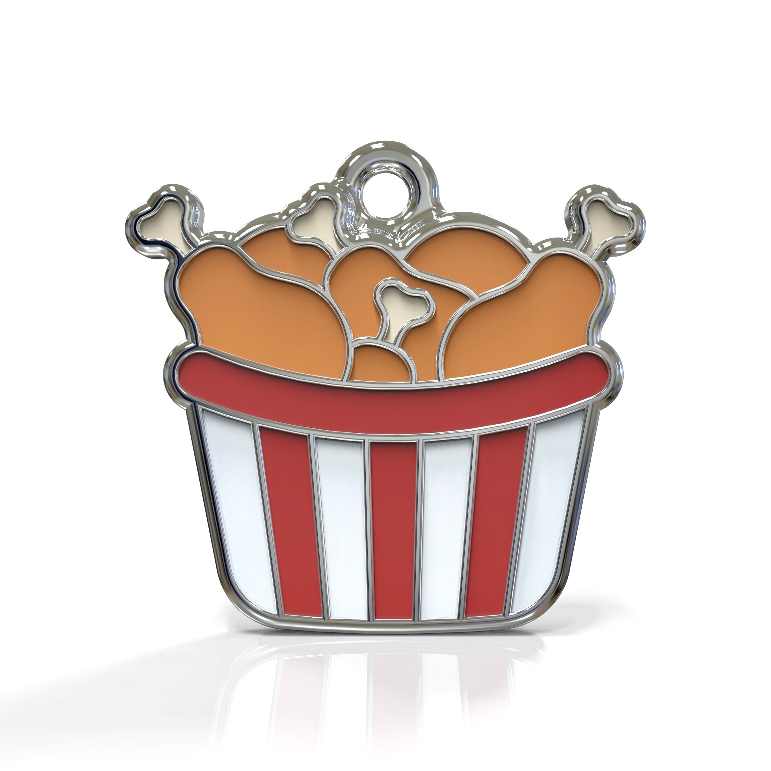 Fried Chicken ID Tag
