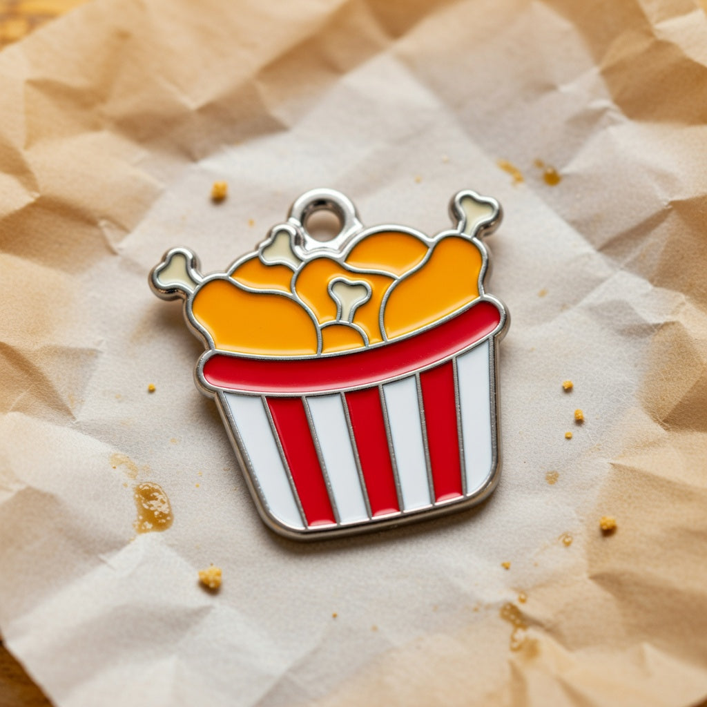 Fried Chicken ID Tag