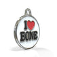 I Love Bone ID tag
