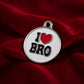 I Love Bro ID tag