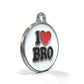 I Love Bro ID tag