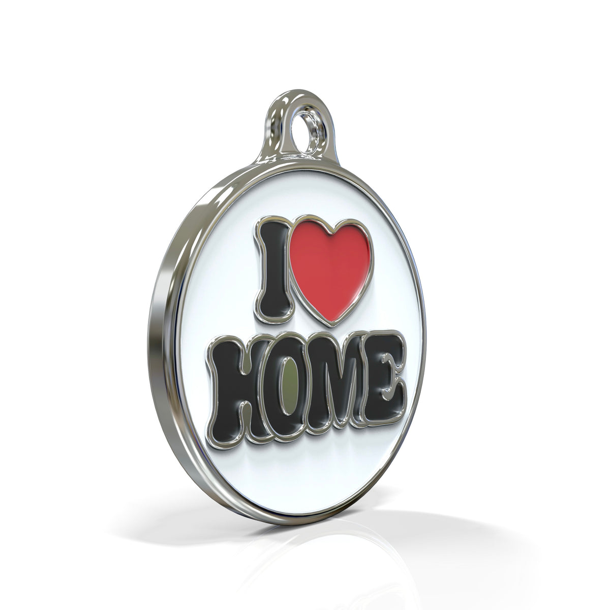I Love Home ID tag