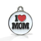 I Love Mom ID tag