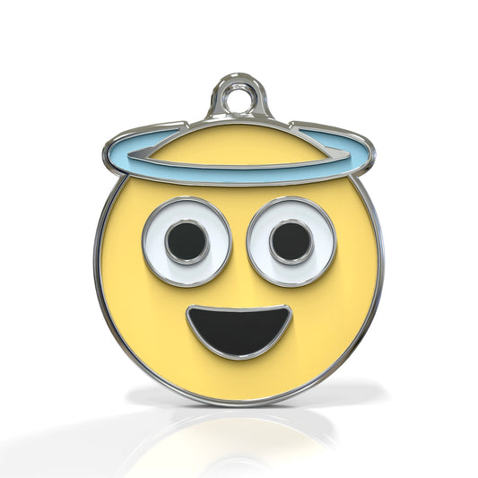 Emoji Good Boy ID Tag