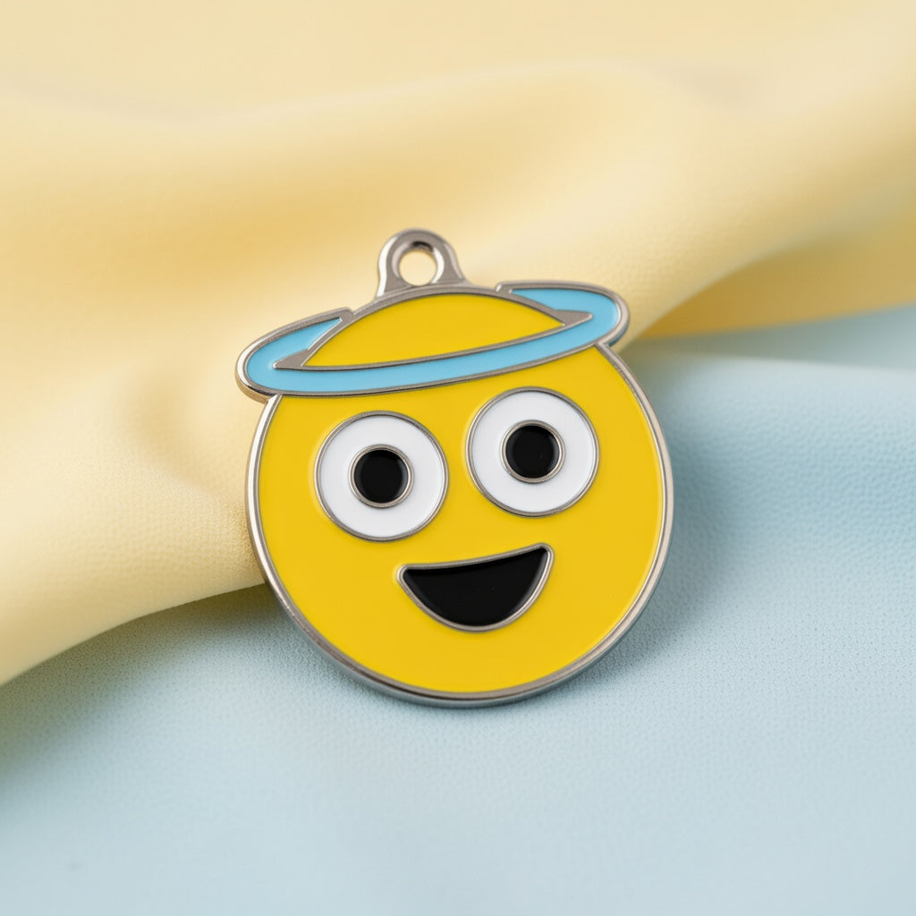 Emoji Good Boy ID Tag
