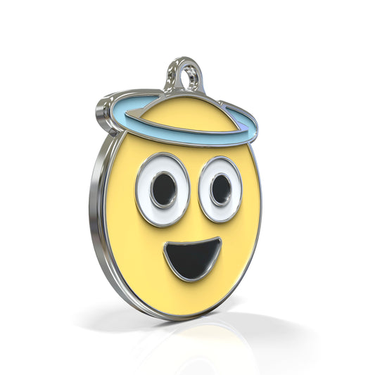 Emoji Good Boy ID Tag