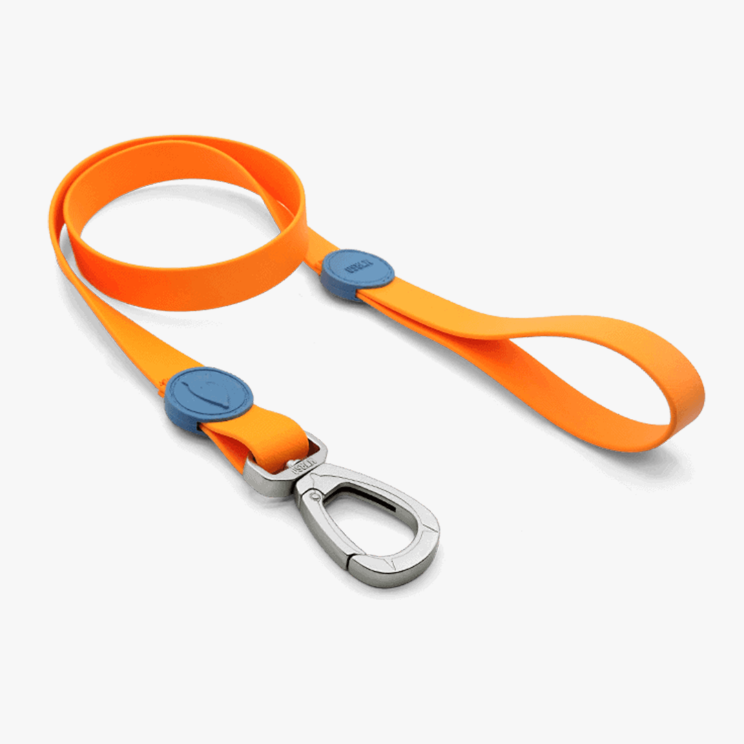 Orange Waterproof Dog Lead