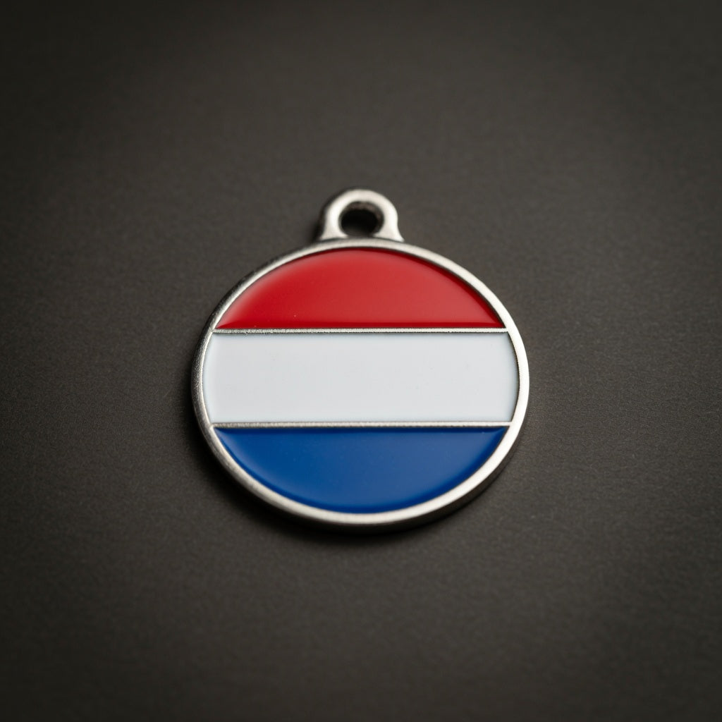 Flag Netherlands  ID Tag