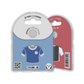 Jersey Solo Navy-White ID Tag