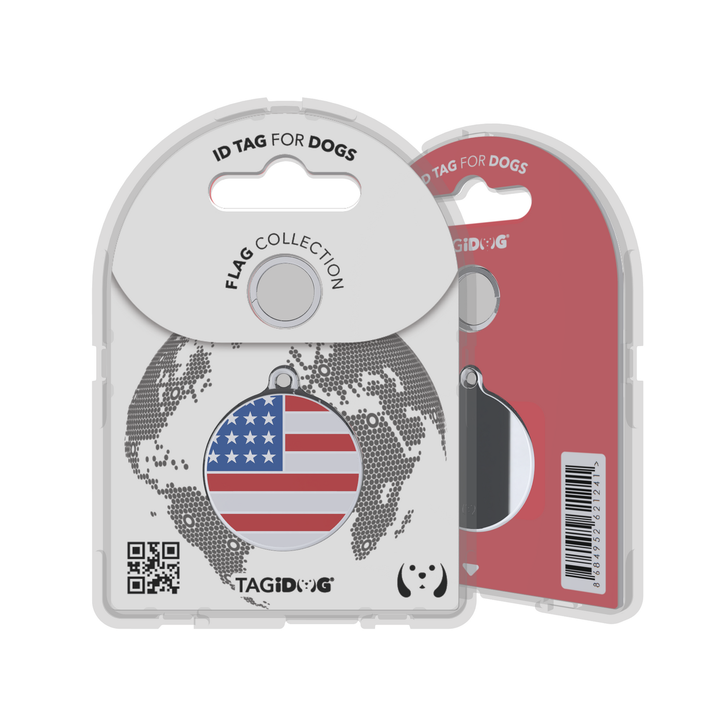 Flag United States ID Tag