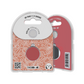 Solid Round Red ID Tag