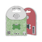 Solid Bone Green ID Tag Small