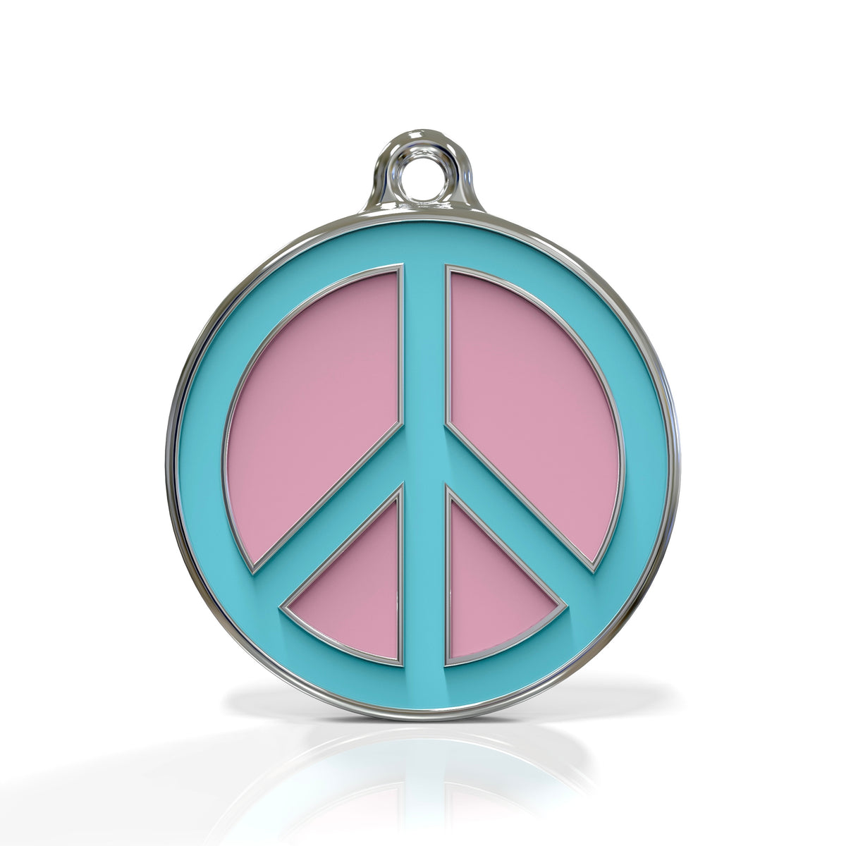 Peace Bubblepop ID Tag