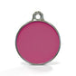 Solid Round Pink ID Tag