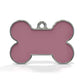 Solid Bone Pink  ID Tag Medium