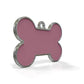 Solid Bone Pink  ID Tag Medium