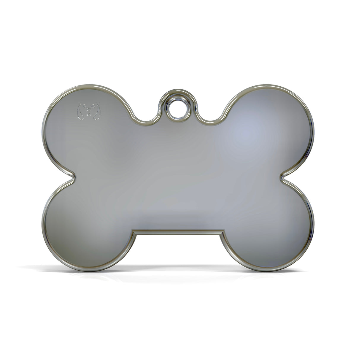 Solid Bone Pink  ID Tag Medium