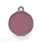 Solid Round Pink ID Tag