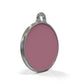 Solid Round Pink ID Tag