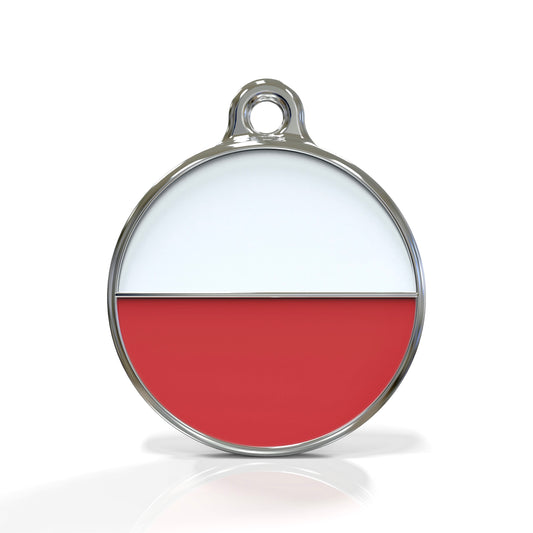 Flag Poland ID Tag