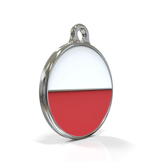 Flag Poland ID Tag