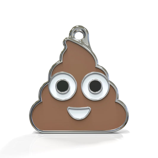 Emoji Poopie ID Tag