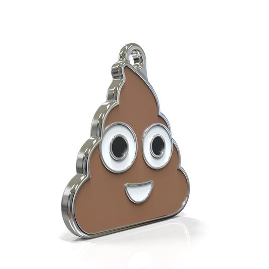 Emoji Poopie ID Tag
