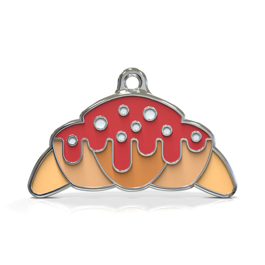 Strawberry Glaze Croissant ID Tag