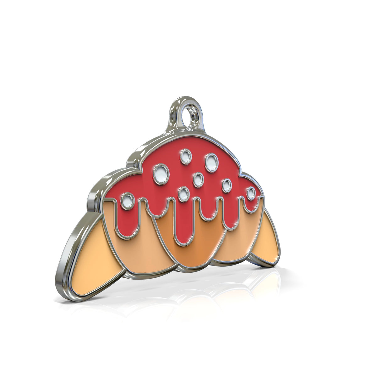 Strawberry Glaze Croissant ID Tag